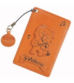 Lion with Violon Leather Commuter Pass/Passcard Holders