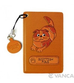 Scottish Fold Leather Commuter Pass/Passcard Holders