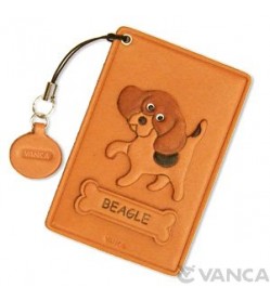 Beagle Leather Commuter Pass case/card Holders #26443