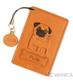 Pug Leather Commuter Pass/Passcard Holders