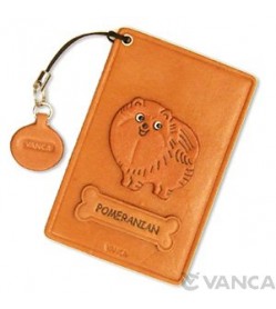 Pomeranian Leather Commuter Pass/Passcard Holders