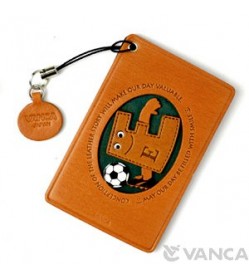 Soccer-E Leather Commuter Pass/Passcard Holders