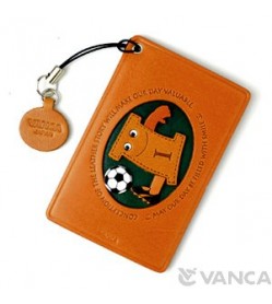 Soccer-I Leather Commuter Pass/Passcard Holders