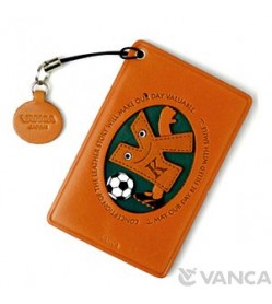 Soccer-K Leather Commuter Pass/Passcard Holders