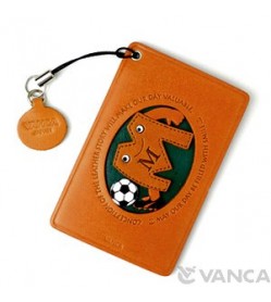 Soccer-M Leather Commuter Pass/Passcard Holders