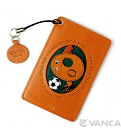 Soccer-O Leather Commuter Pass/Passcard Holders