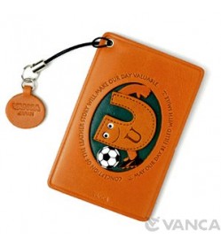 Soccer-U Leather Commuter Pass/Passcard Holders