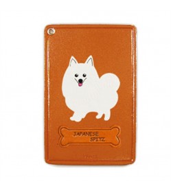 Japanese Spitz Leather Commuter Pass/Passcard Holders