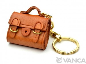 Buckles Bag Leather Keychain(L)