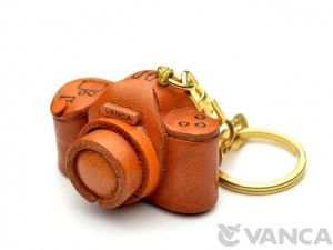 Camera Leather Keychain(L)