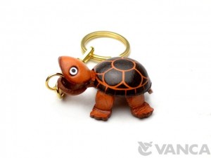 Turtle Leather Keychain(L)