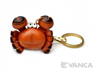 Crab Leather Keychain(L)