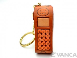 Cellular(Mobile) Phone Leather Keychain(L)