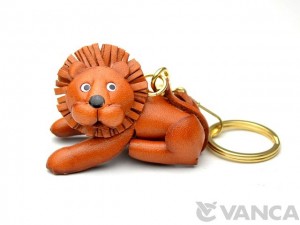 Lion Leather Keychain(L)