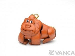 Gorilla Leather Keychain(L)