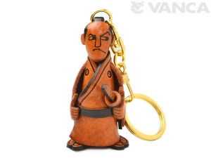 Samurai Leather Keychain(L)