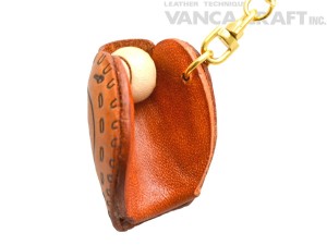 First mitt/lefty Leather Keychain(L)