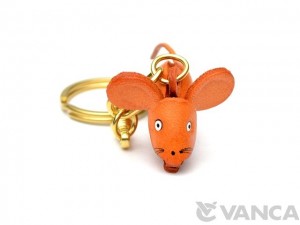 Rat Leather Keychain (Chinese Zodiac)