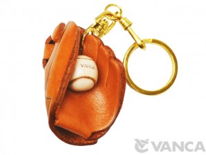 Baseball Glove Leather Keychain(L)