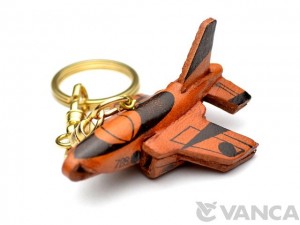 Blue Impulse Leather Keychain(L)