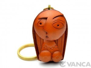 A Woman Leather Keychain(L)