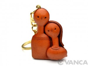 A Couple Leather Keychain(L)