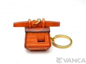 Japanese Palanquin Leather Keychain(L)