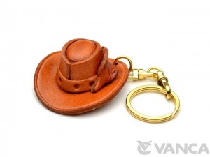 Cowboy Hat Leather Keychain(L)