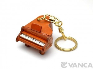 Piano Leather Keychain(L)