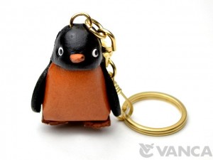 Penguin Leather Keychain(L)