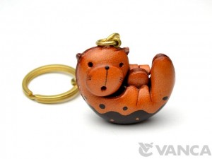 Sea-otter Leather Keychain(L)