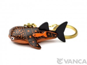 Whale Shark Leather Keychain(L)