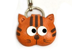 Cat(small) Leather Animal Figuine/charm