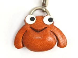 Frog(small) Leather Aniaml Figuine/charm