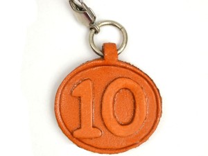 No.10 Leather Plate Birth date Series