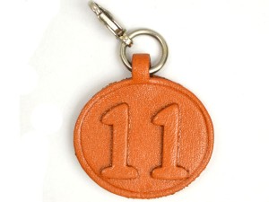 No.11 Leather Plate Birth date Series