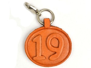 No.19 Leather Plate Birth date Series