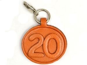 No.20 Leather Plate Birth date Series