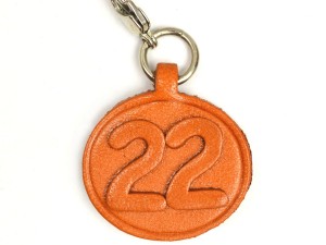 No.22 Leather Plate Birth date Series