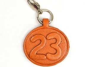 No.23 Leather Plate Birth date Series