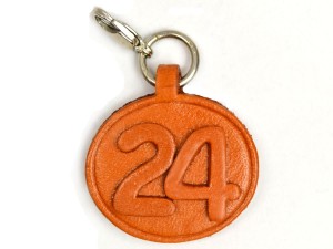 No.24 Leather Plate Birth date Series