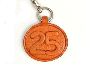 No.25 Leather Plate Birth date Series