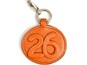 No.26 Leather Plate Birth date Series