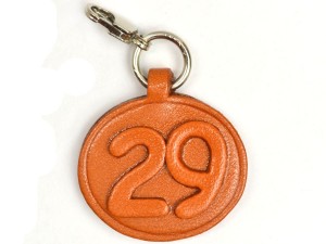 No.29 Leather Plate Birth date Series