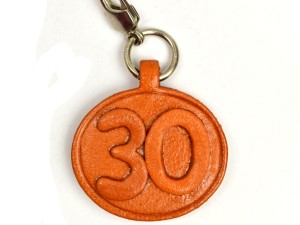 No.30 Leather Plate Birth date Series