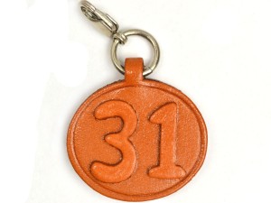 No.31 Leather Plate Birth date Series