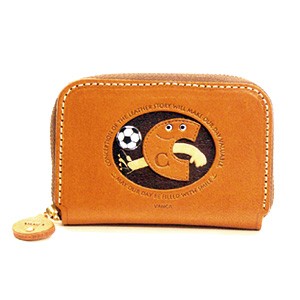 Soccer C Handmade Genuine Leather Animal Business Card Case #26167