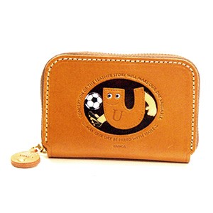 Soccer U Handmade Genuine Leather Animal Business Card Case #26181