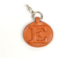 E Leather Alphabet Plate