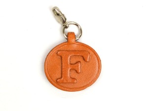 F Leather Alphabet Plate